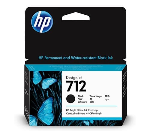 Hp 3ed70a 712 Negro T210/230/250/630/650 38ml Uk