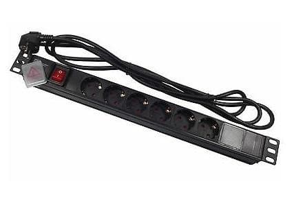 Racks Pdu 6 Tomas Schuko 2m Conector 3 En Linea