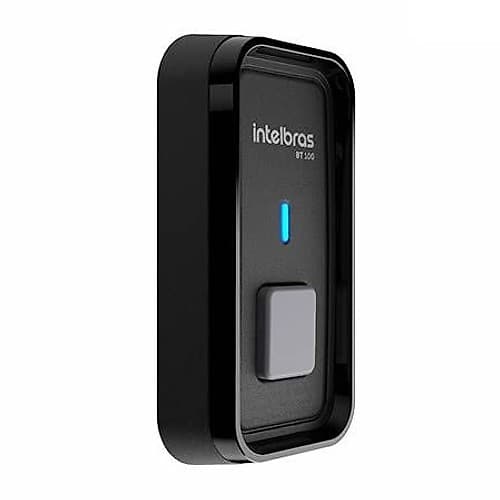 Automatismo Pulsador Inalambrico Universal Negro Bt 100 Intelbras