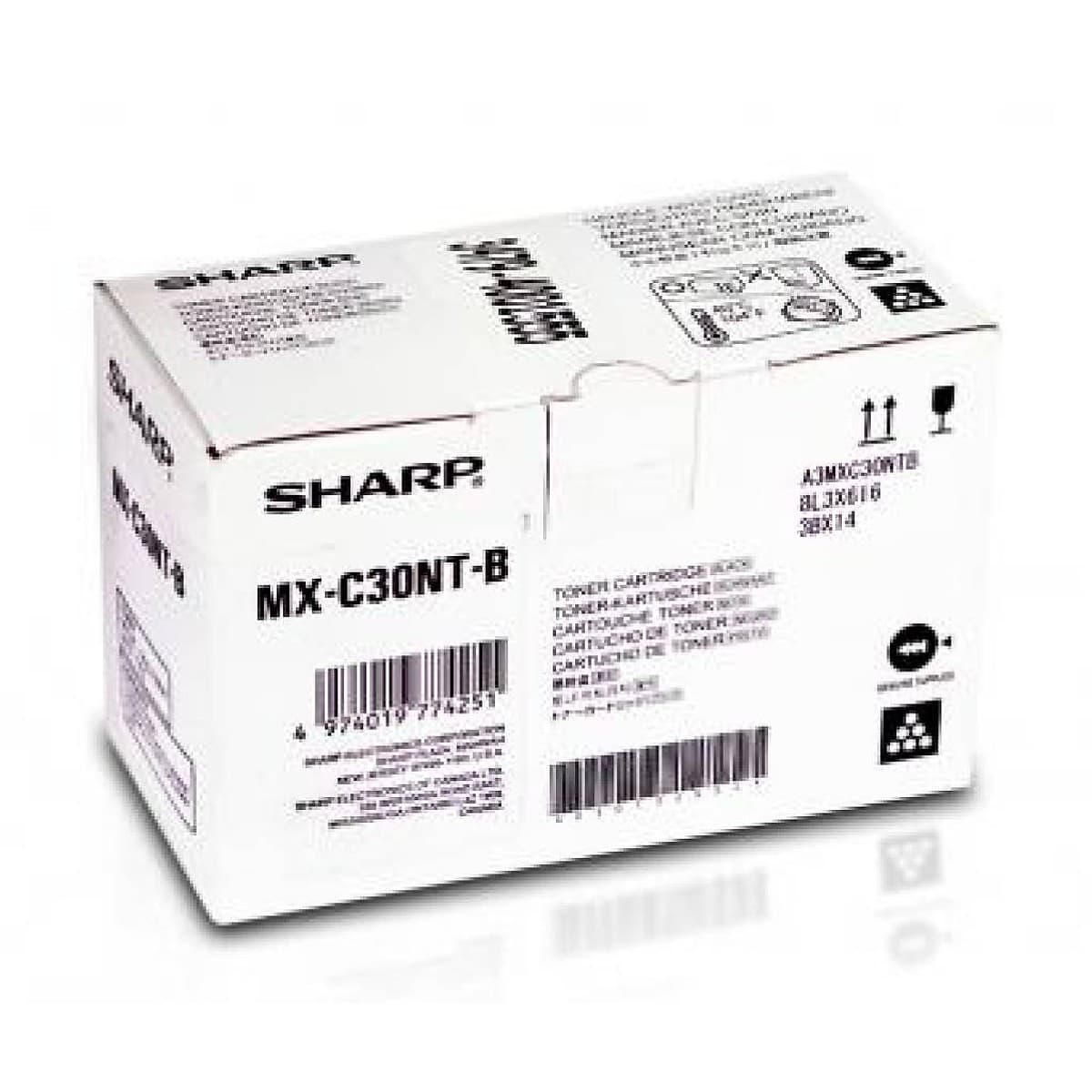 Toner Original Negro Sharp Mx-C30nt-Bk