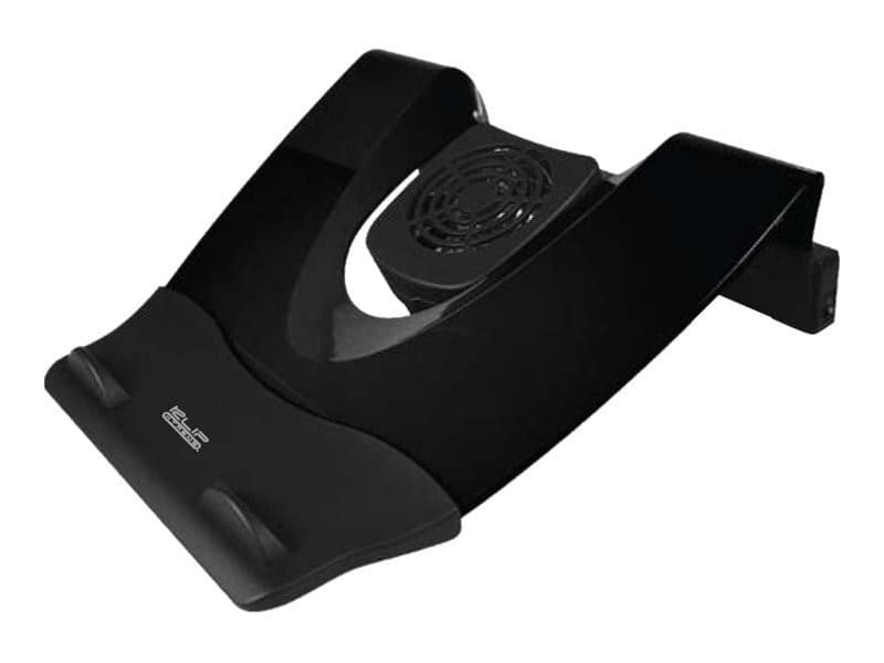 Klip Xtreme Kns-110b Notebook Stand / Cooling Station - Soporte Para Ordenador Portátil - Con Concentrador Usb De 4 Puertos. Ventilador De Refrigeración