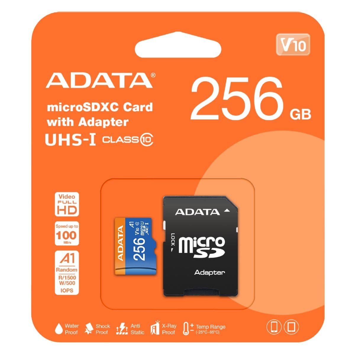 Memoria Adata Microsd 256gb Uhs-1 V10 C10 C/A