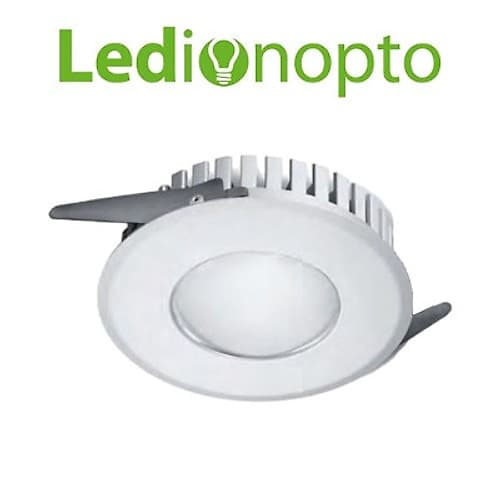 Lámpara Led Ledion Embutir 15w 6000k Aro Plateado 140°