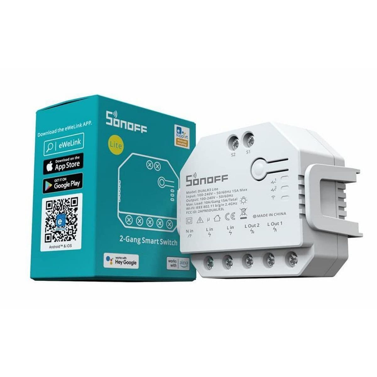 Mini Sonoff Switch Dual R3 Wifi