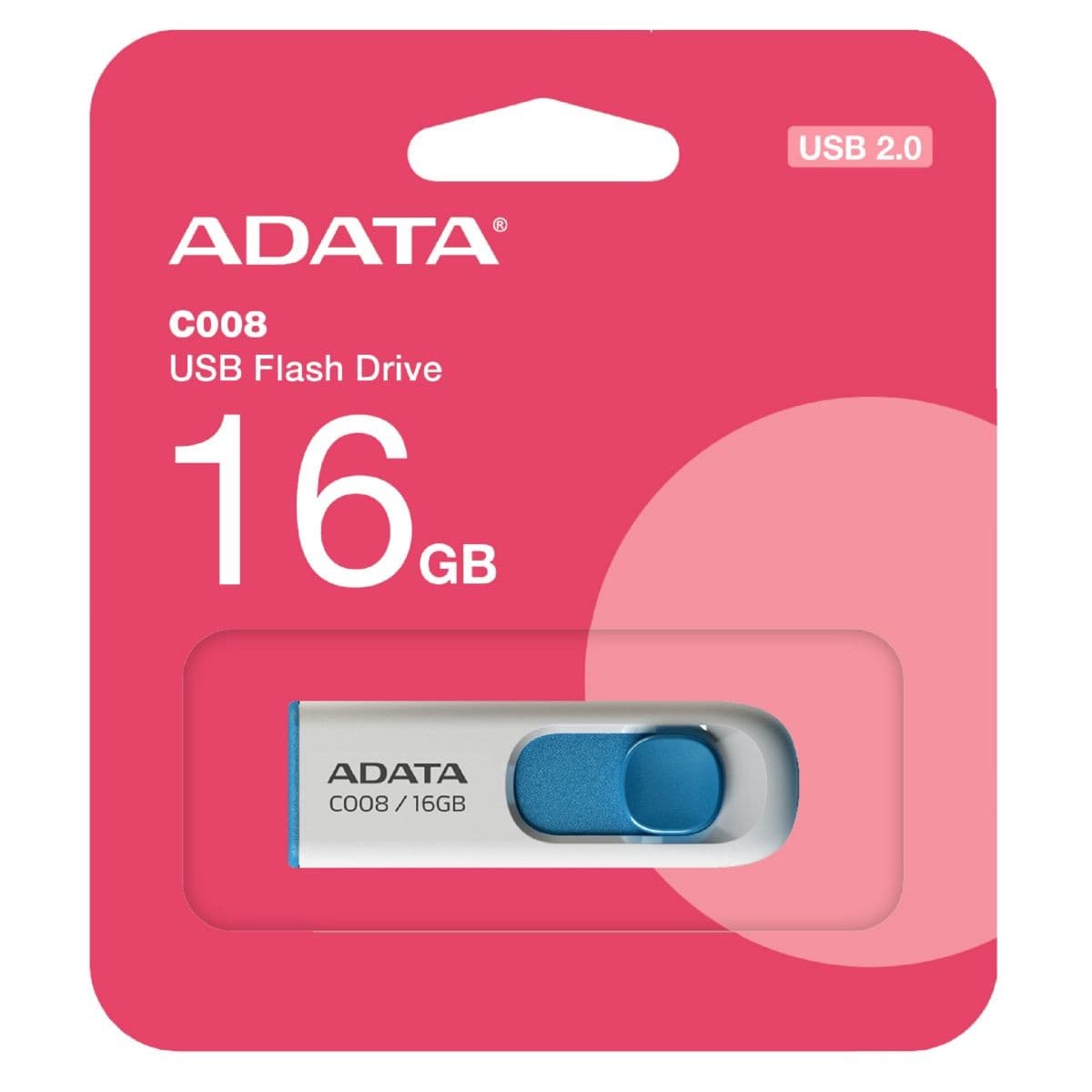 Pendrive Adata Flash 16gb Usb 2.0 Retráctil