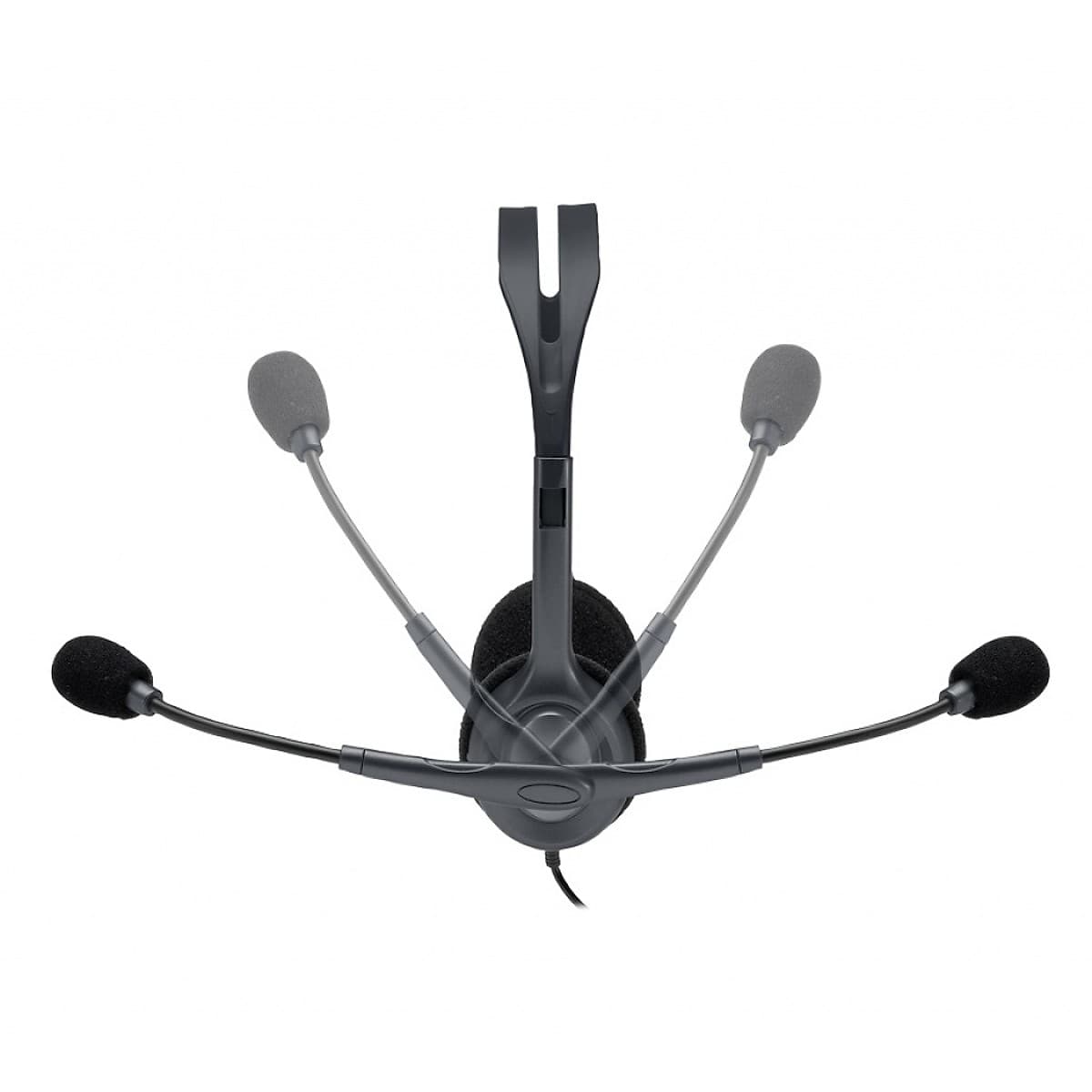Auriculares Logitech H111 Estéreo Con Micrófono Conexión 3.5mm Ajustable Compatible Pc Y Móvil