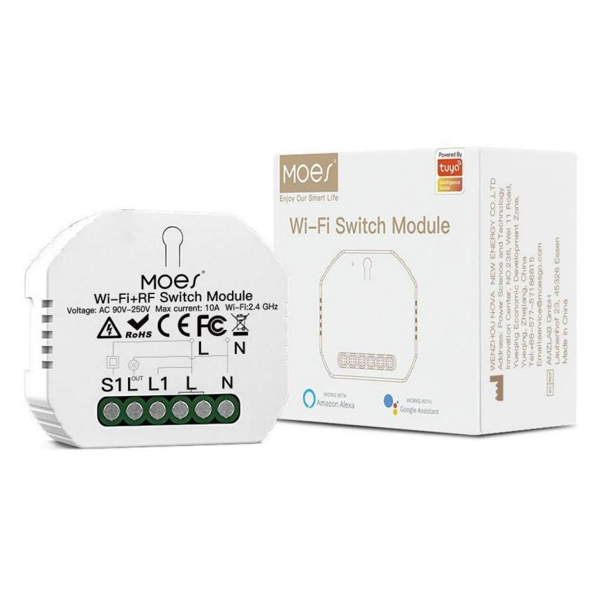 Mini Interruptor De Luz Inteligente Wifi Rf433
