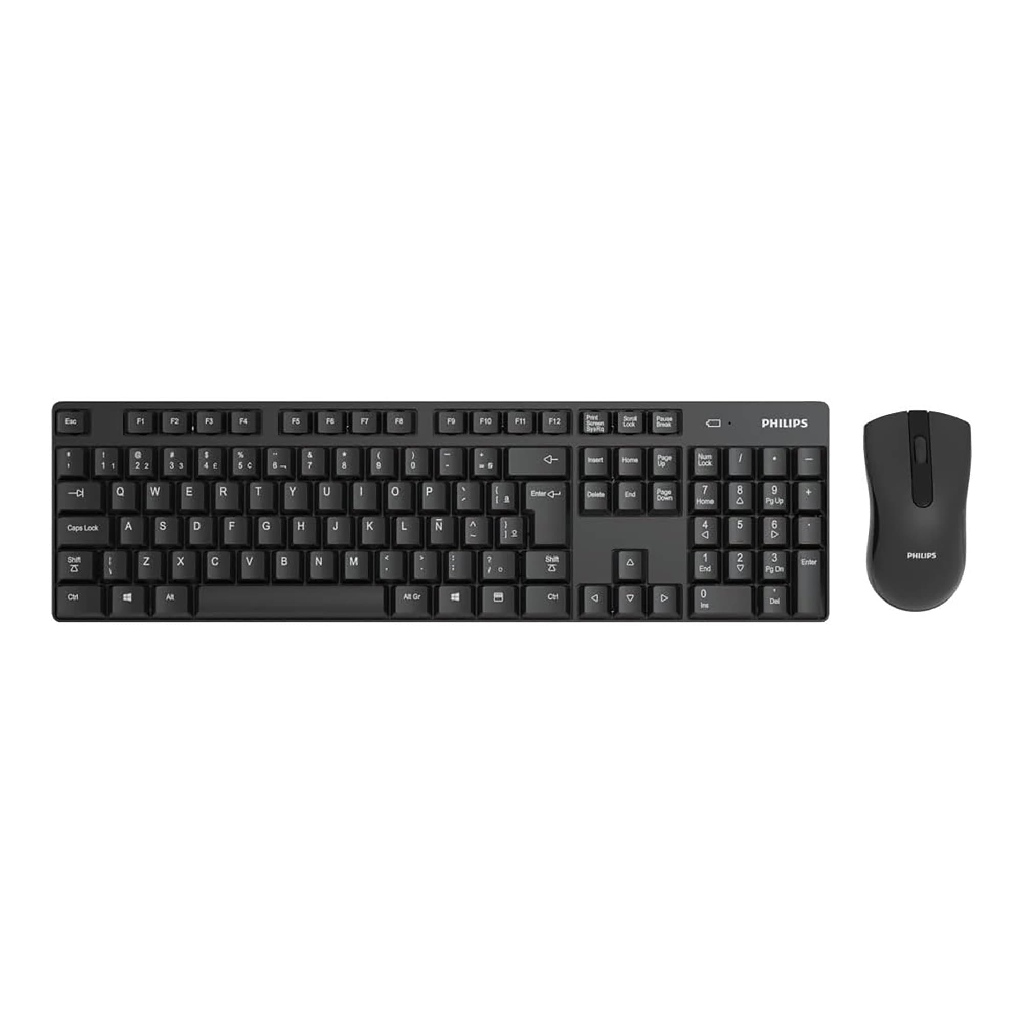 Mouse Y Teclado Inalámbricos Philips Spt6501b 2.4ghz