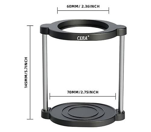 Cera+ Sd01 Soporte Portatil Para Cafetera Black