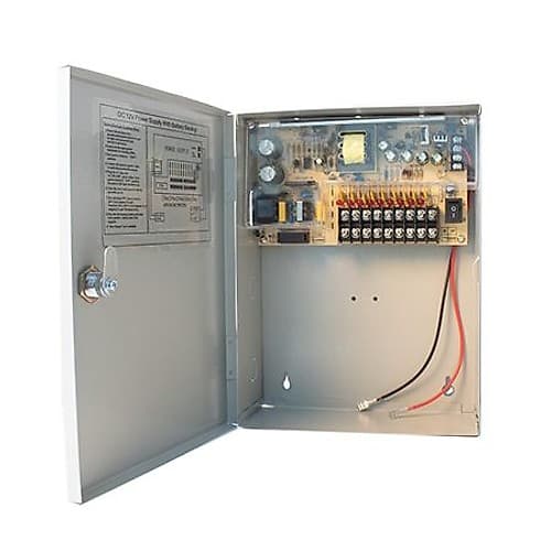 Cctv Acc Fuente 12v Respaldo 10a 9 Ch Anbyte