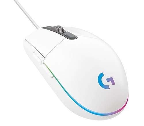 Logitech 910-005794 Mouse G203 Gaming Blanco Lightsync Usb**
