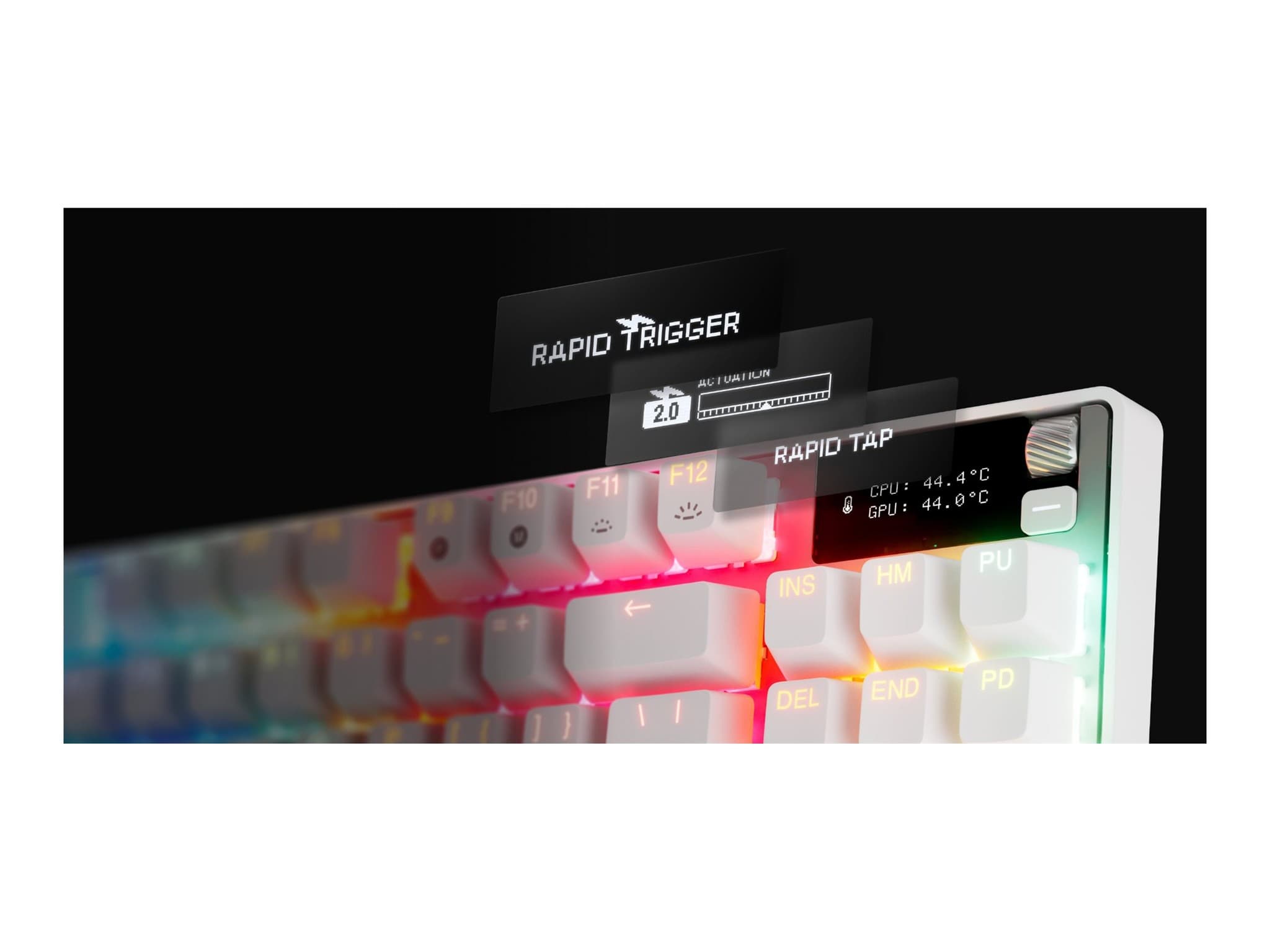 Teclado Steelseries Apex Pro Tkl Gen 3 White Omnipoint Oled 64898