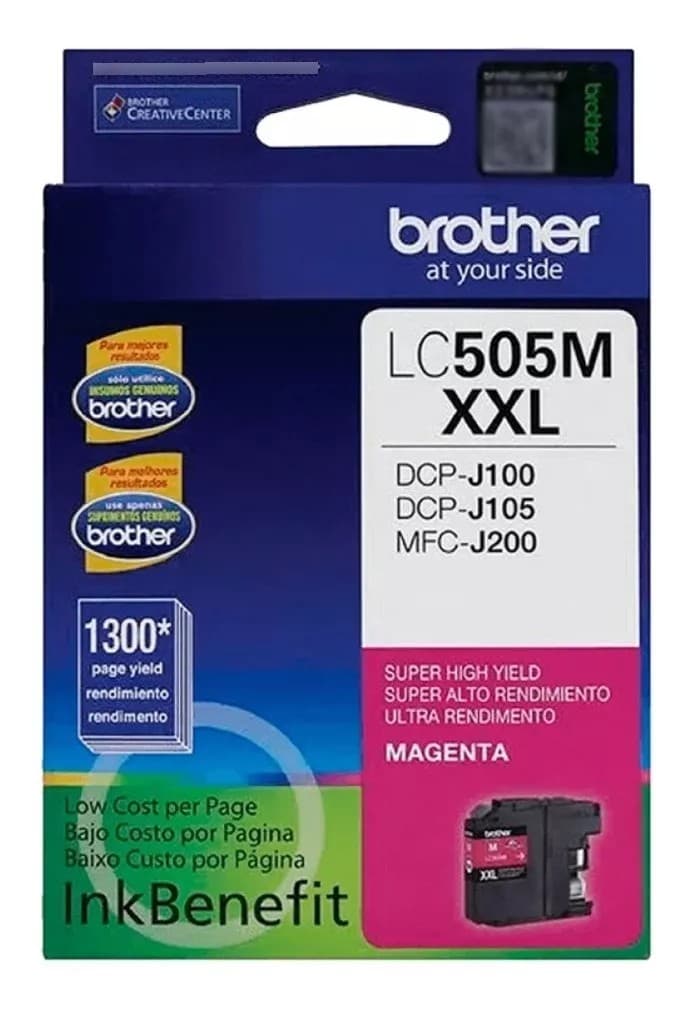 Cartucho Tinta Brother Magenta Lc505m Para Dcpj105 - Mfcj20