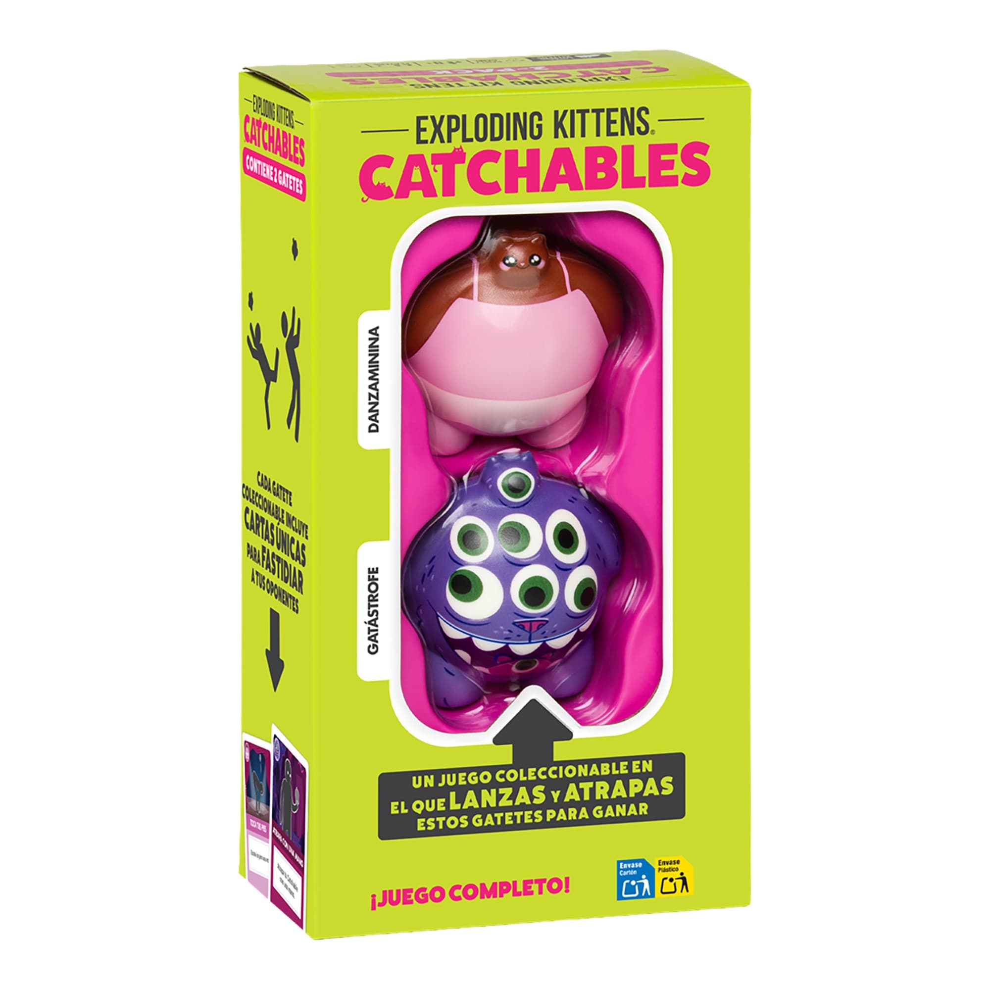 Juego De Mesa Asmodee Exploding Kittens: Catchables 2 Pack 3 +8
