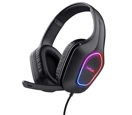 Trust 25331 Headset Gaming Gxt416 Zirox Led Lighweight Pc/Consolas