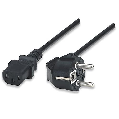 Cable Alim C13 A Schuko 1.8m 0.75mm Manhattan