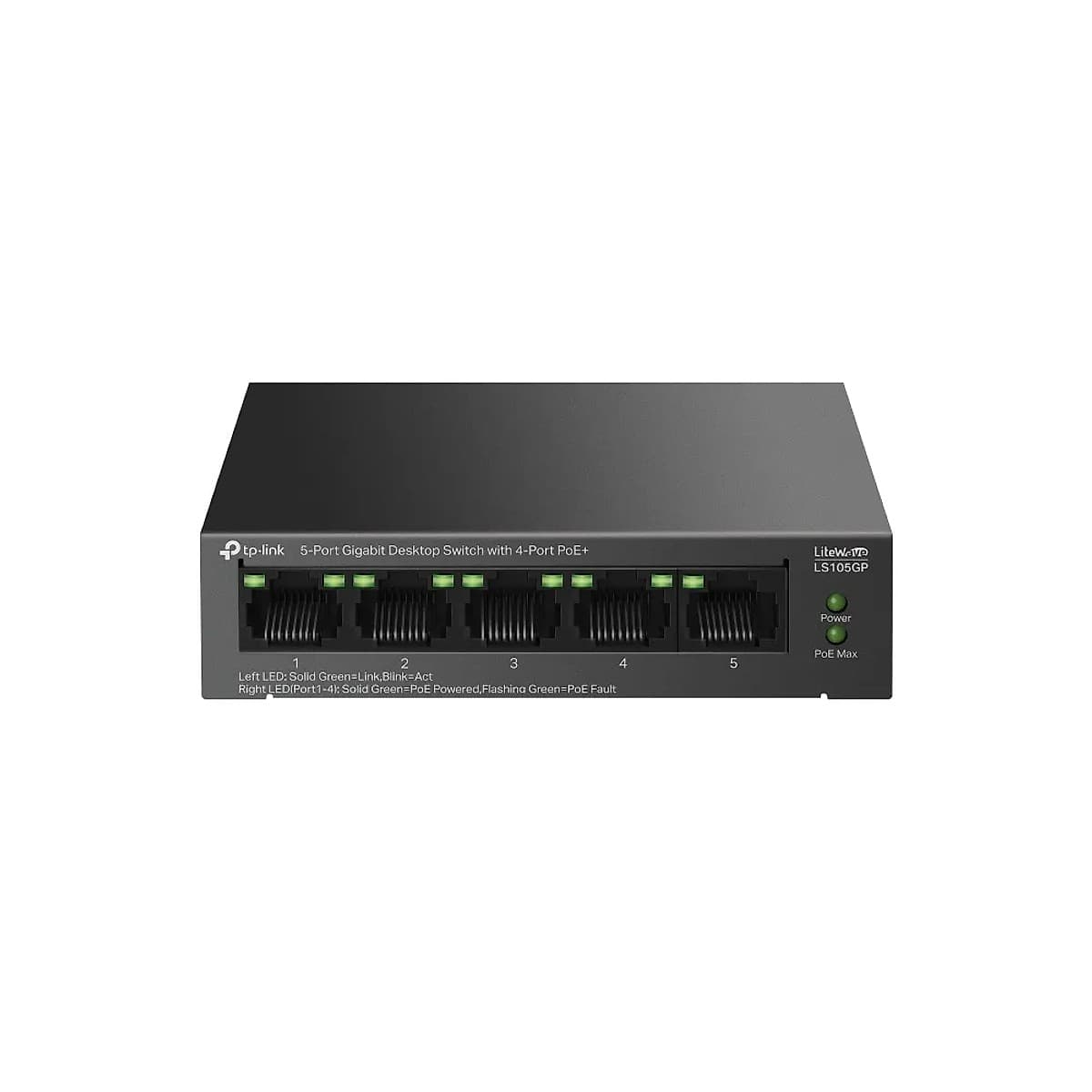 Switch Tp-Link Ls105gp 5pt Poe+ Lr