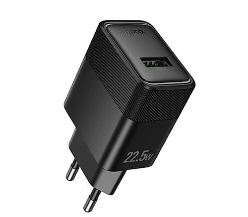 Hoco Cs111a Cargador De Pared 22.5w 1 Usb-A Black