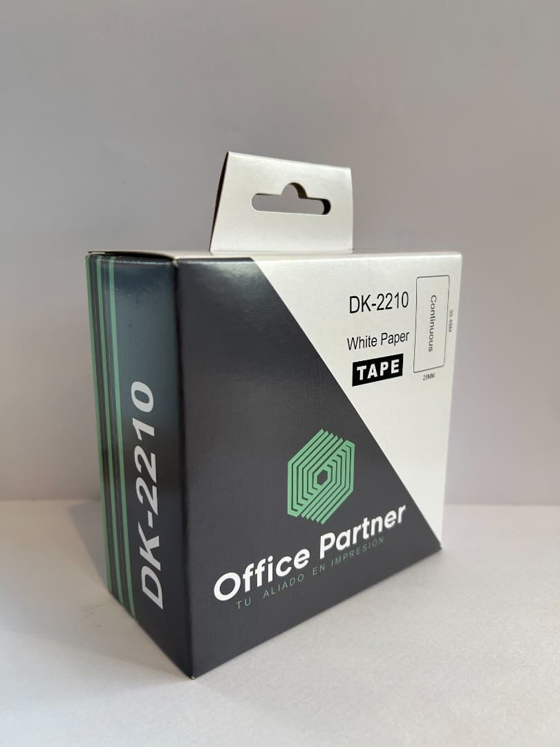 Rollo Continuo Office Partner Formato Dk-2210 - 29mm X 30.48 Metros