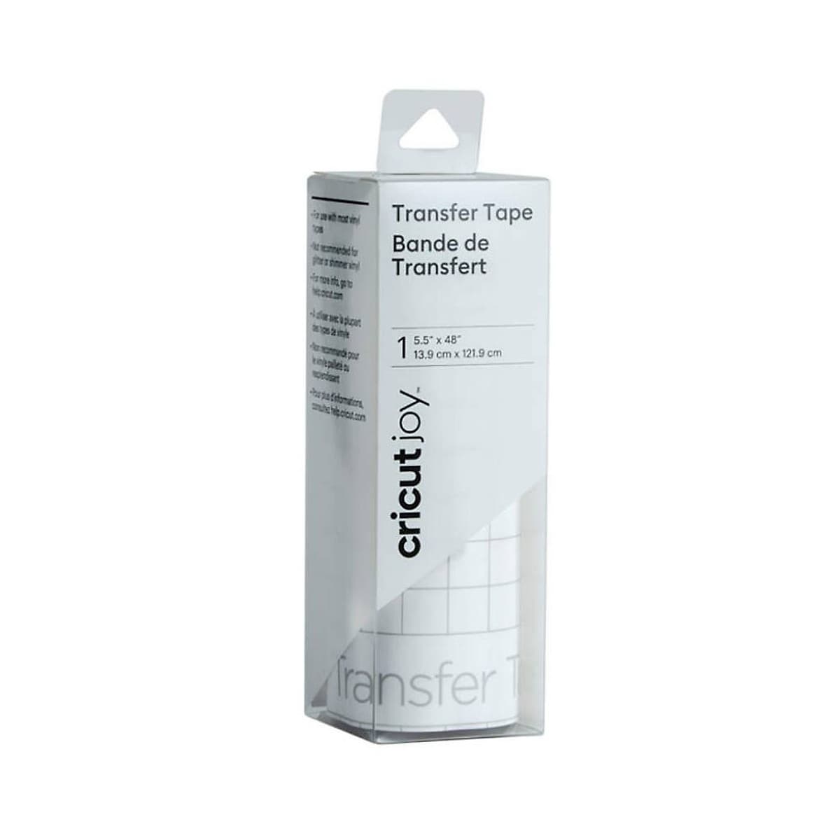 Cricut - Cinta De Transferencia Cricut Joy Para Cortes De Vinilo. Rollo De 5.5 X 48 Pulgadas