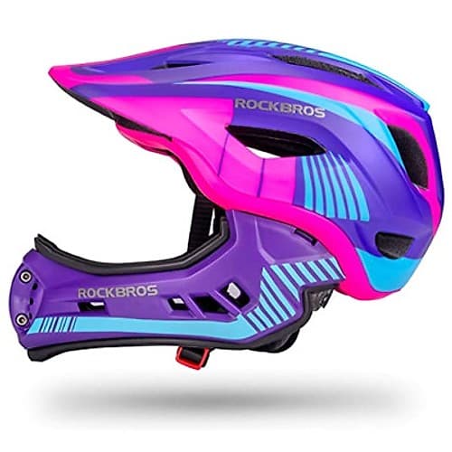 Casco Rockbros Infantil Para Bicicleta Diseño 2 En 1