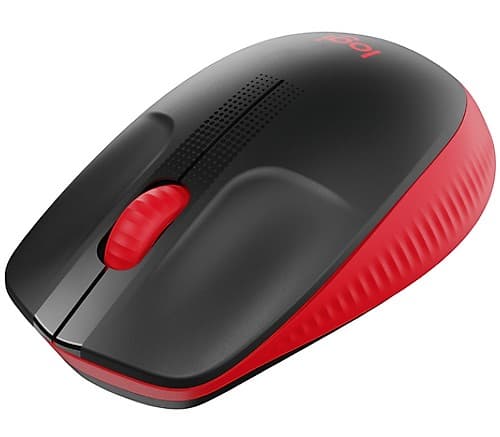 Logitech 910-005904 Mouse M190 Rojo Inalambrico