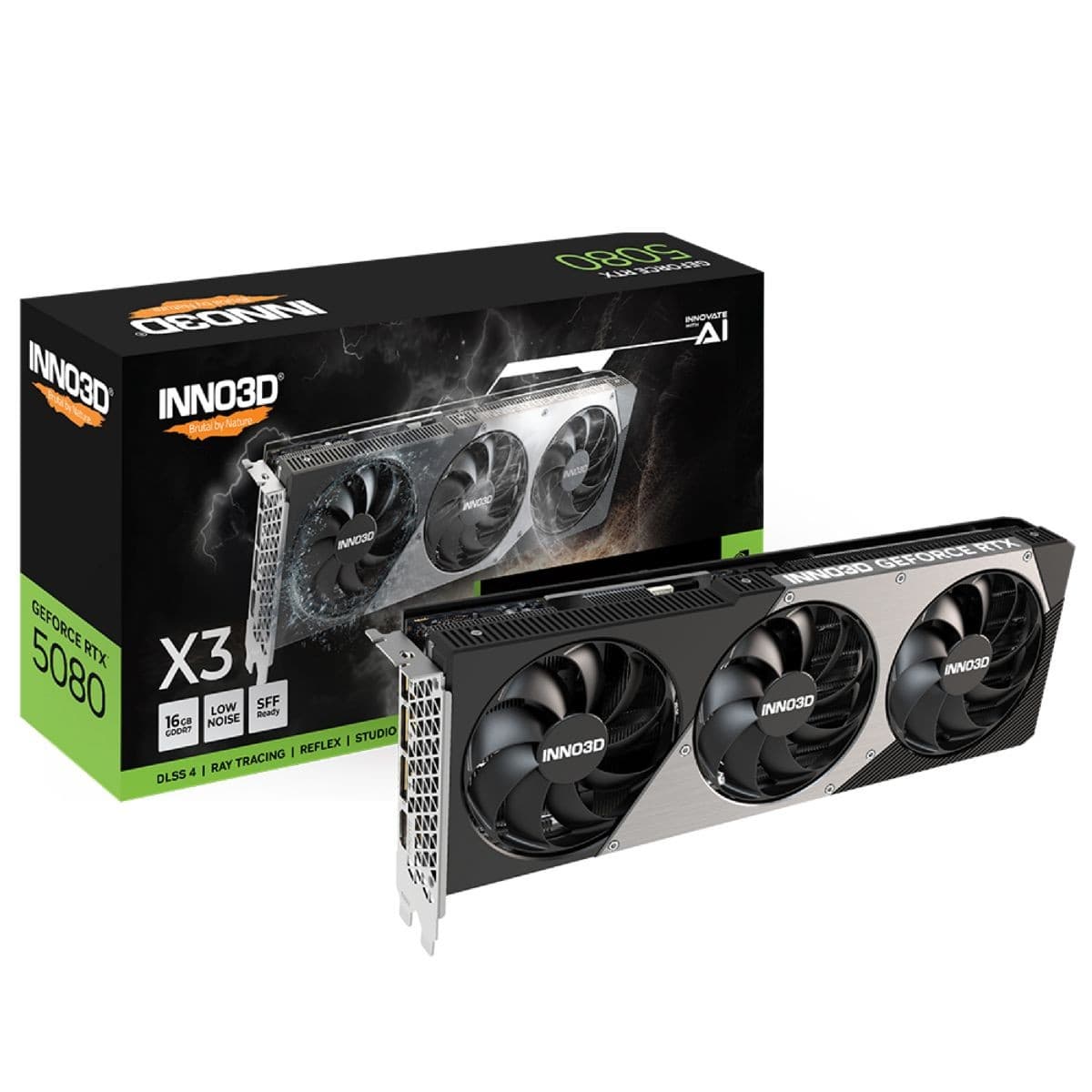Tarjeta Inno3d Geforce Rtx 5080 X3 16gb Gddr7