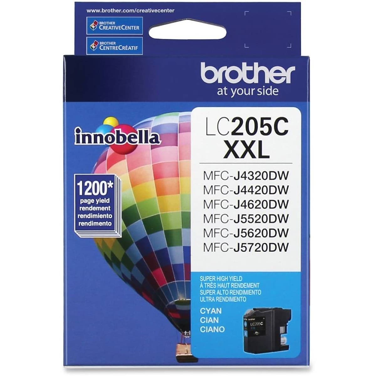 Cartucho De Tinta Brother Lc-205c