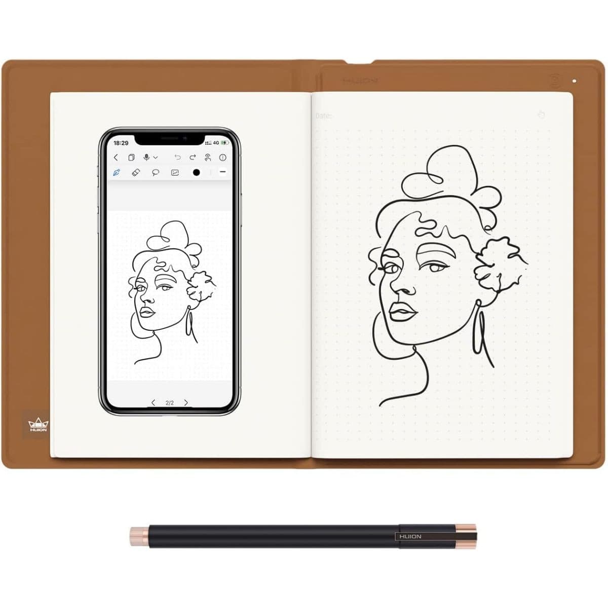 Repuesto Block Notas Huion Note Pack X3