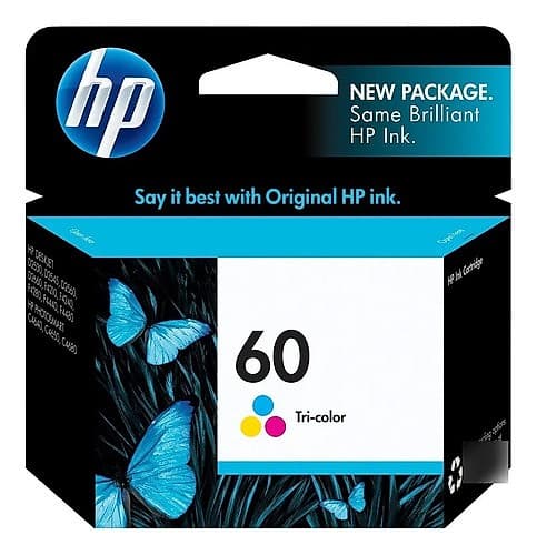 Hp 60 - 4 Ml - Color (Cian. Magenta. Amarillo)