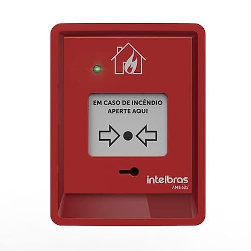 Incendio Pulsador Manual Direcc. Ame 521 Intelbras