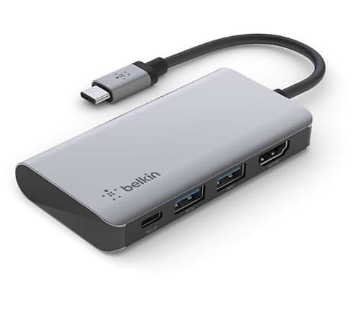 Belkin Avc006btsgy Hub Usb-C A Hdmi/2 Usb-A Usb-C 100w Cp