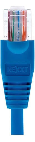 Cable Patchcord Cat5e Rj45 10ft 3mts Nexxt Azul