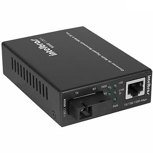 Fibra Conversor Media Giga Wdm Monomodo 20km Kgsd 1120 A Intelbras