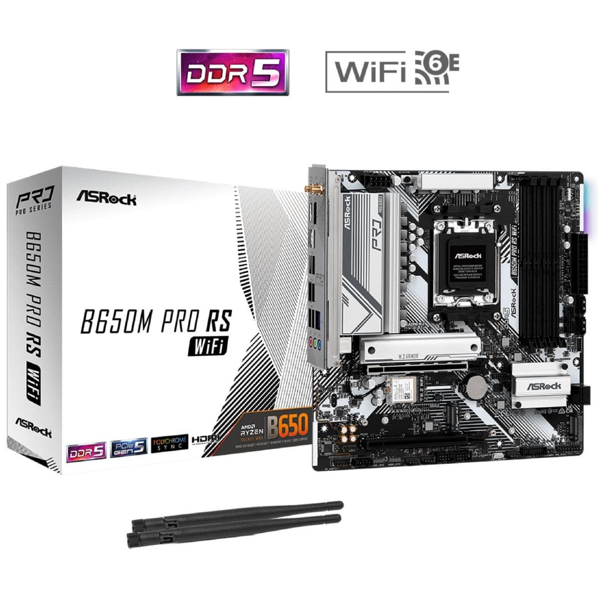 Motherboard Asrock B650m Pro Rs Wifi Am5