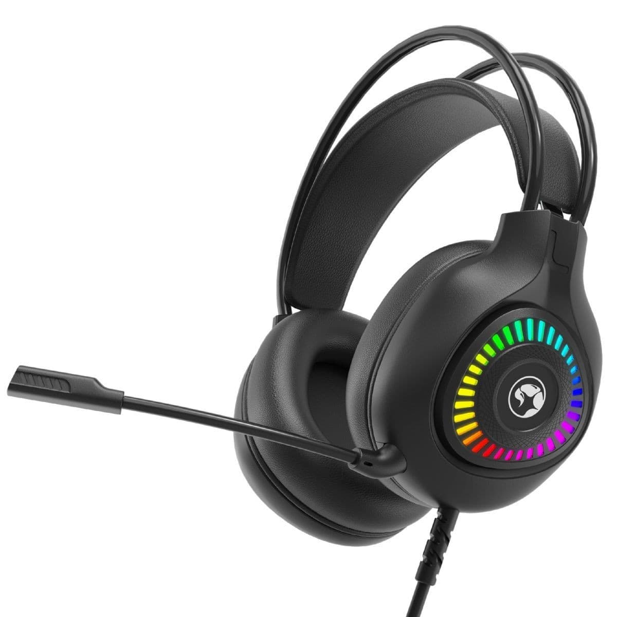 Auricular Marvo H8325 Akari 40 Rgb Bk