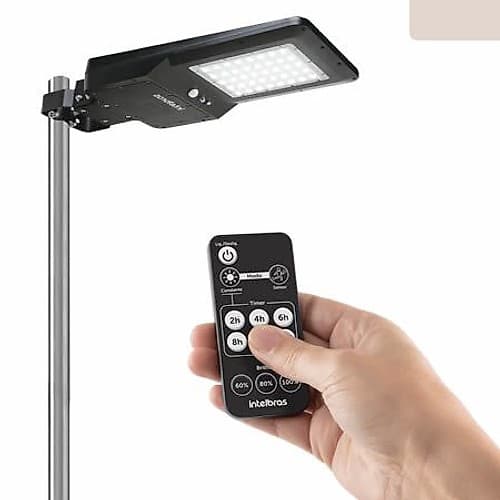 Solar Farol Led Pared/Columna Lsi 4800 4800lm Intelbras