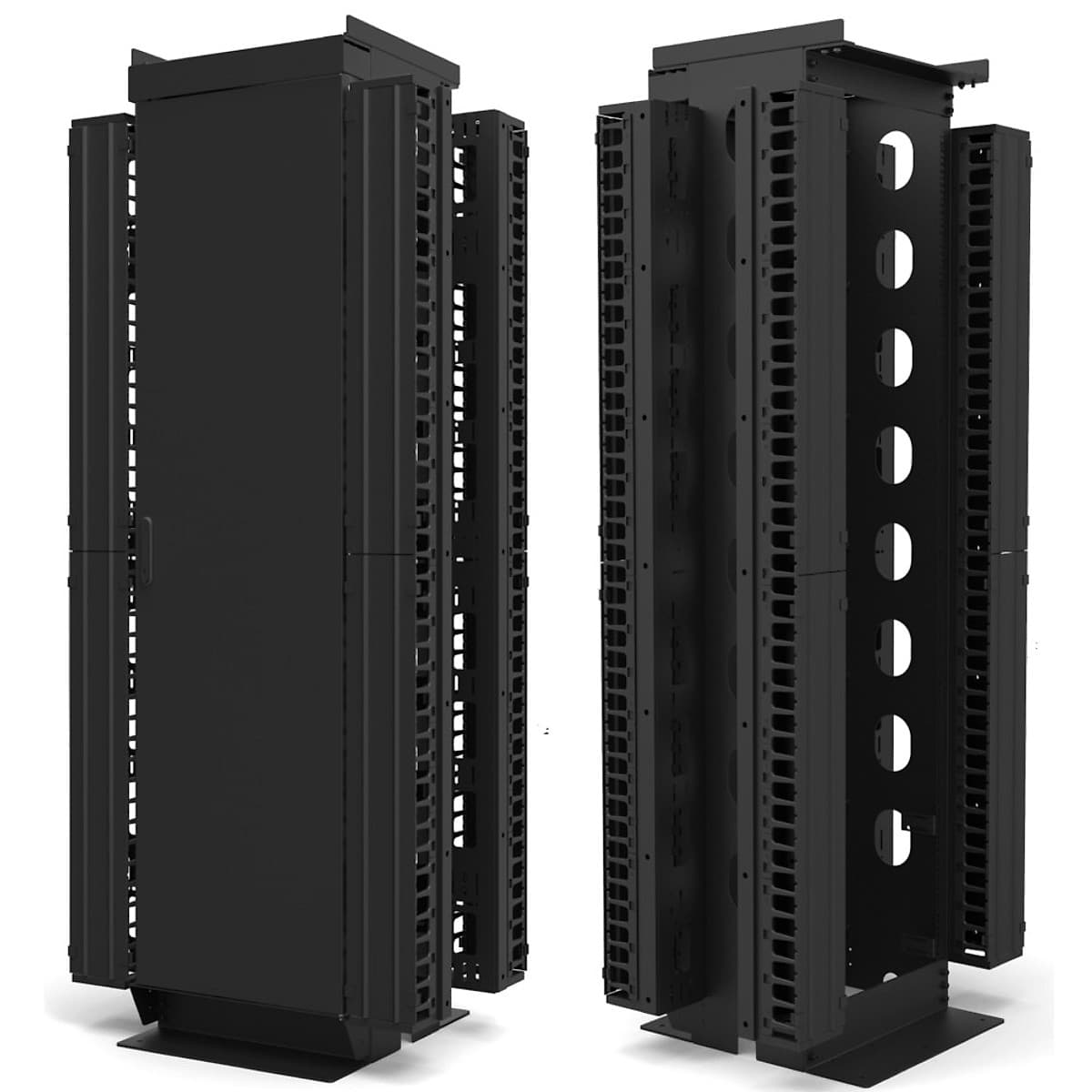 Vf-Frame Doble De 42u Con Organizadores Verticales