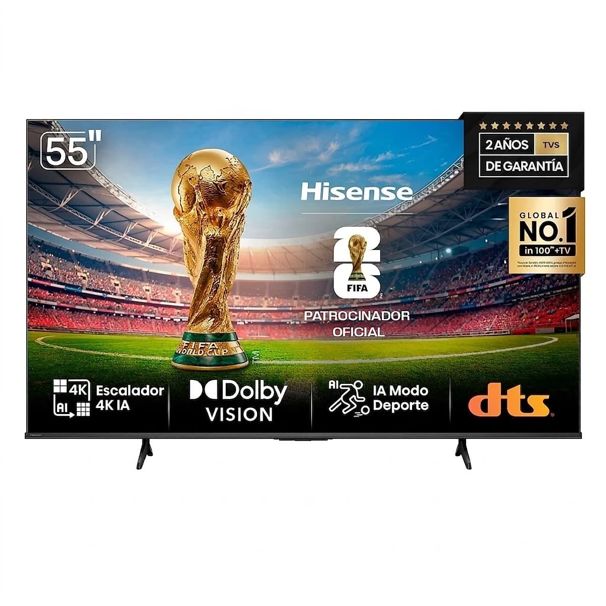 Smart Tv Hisense 55" Serie A6n 4k Ultra Uhd