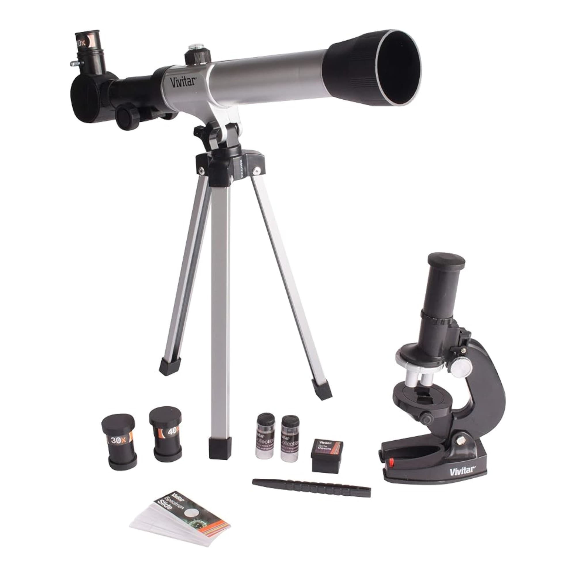 Kit Telescopio Y Microscopio Vivitar Viv-Telmic-20