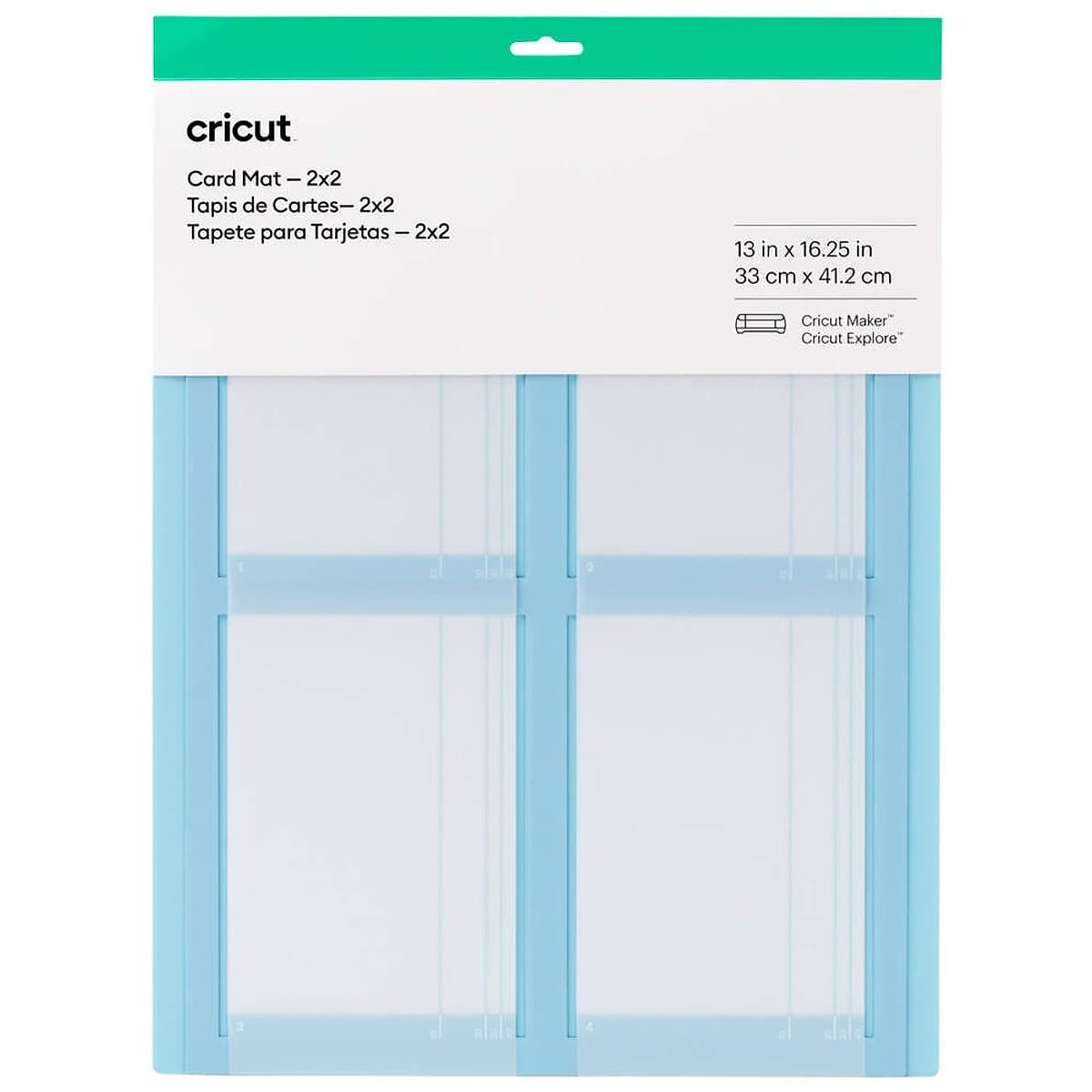 Cricut -Tapete De Corte Cricut 2x2 Tarjetas 13" X 16.25"