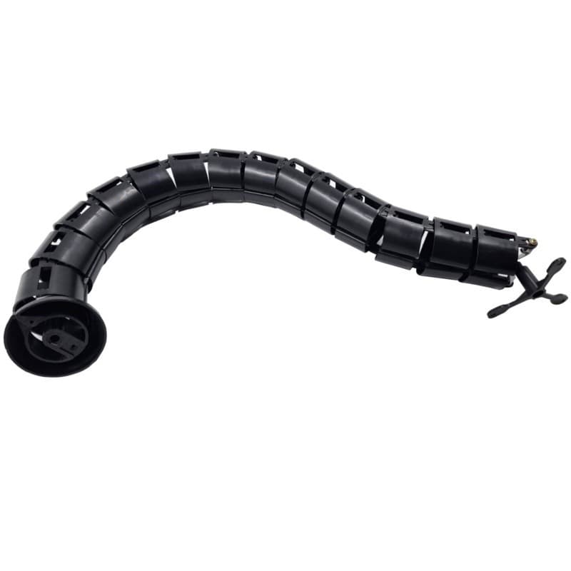 Vf-Organizador De Cables Tipo Vertebra 77 Cm - Negro
