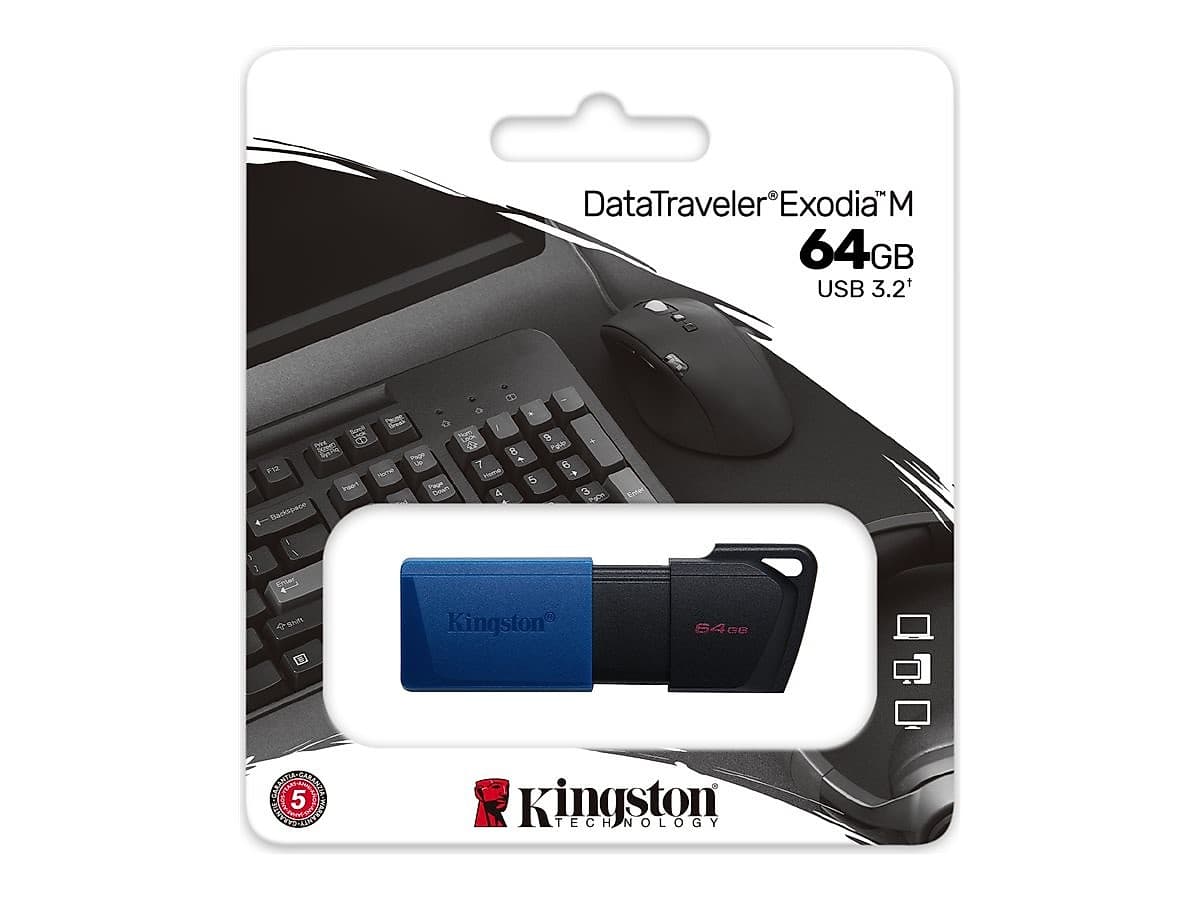Kingston Datatraveler Exodia M - Unidad Flash Usb - 64 Gb