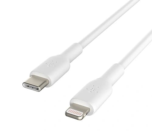 Belkin Caa003bt1mwh Cable Usb-C A Lightning Blanco 60w 1m