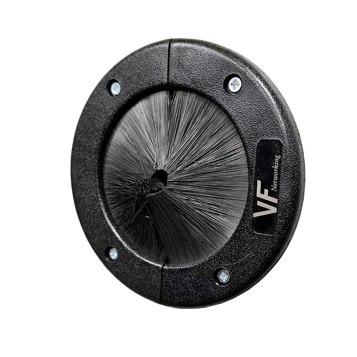 Vf-Frente Negro Circular Para Piso Data Center 145mm Cepillo