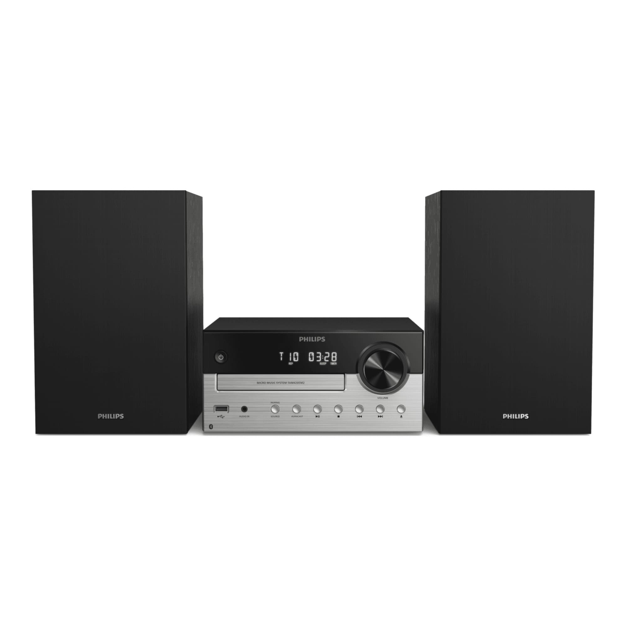 Micro Sistema Philips Tam4205m2 80w Estéreo Bt Fm Cd Mp3