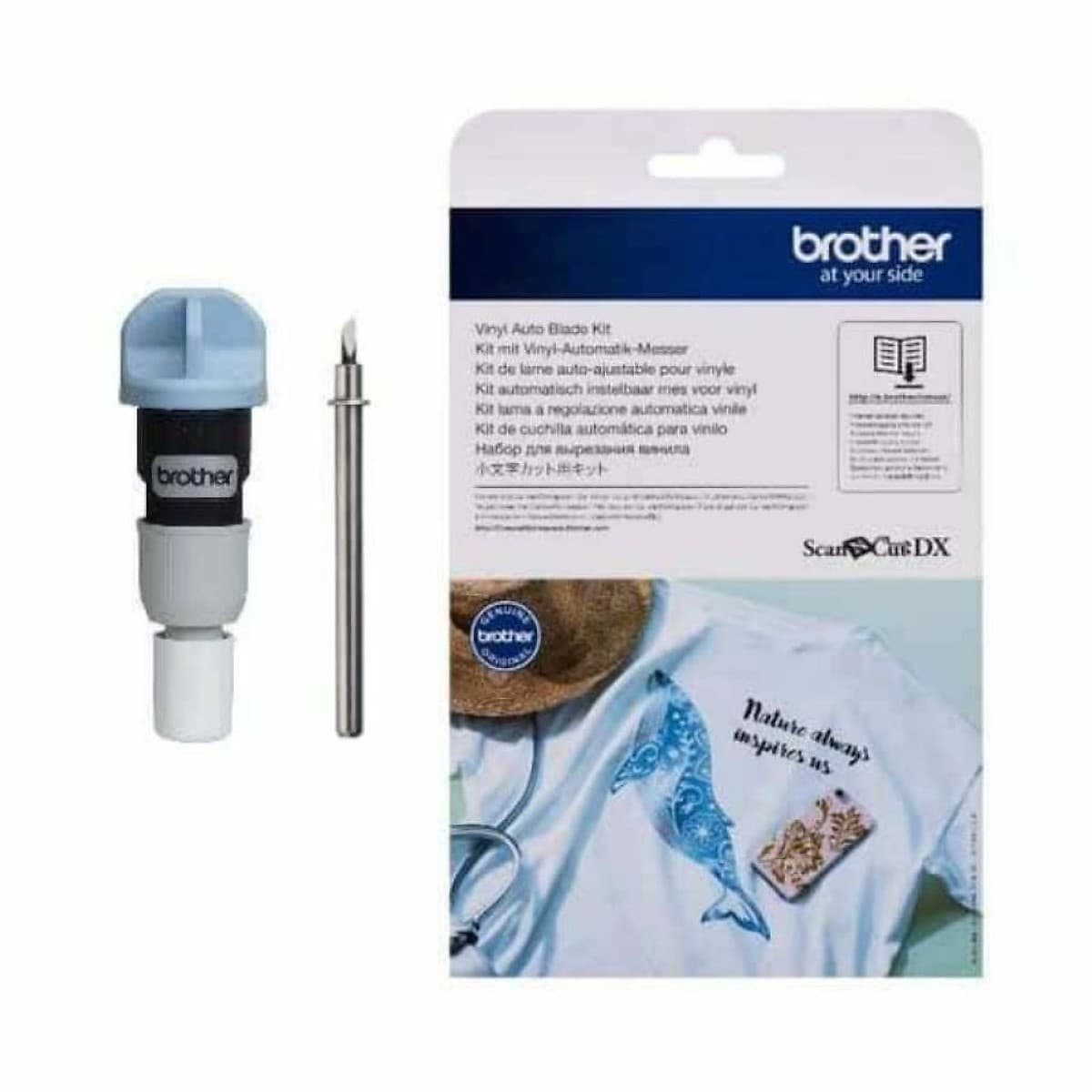 Brother Cadxvbkit1 Scanncut Dx - Juego De Cuchillas De Vinilo. Sin Color
