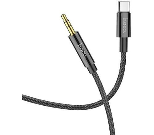 Hoco Upa19 Cable Usb-C A Aux 3.5mm 1m Black