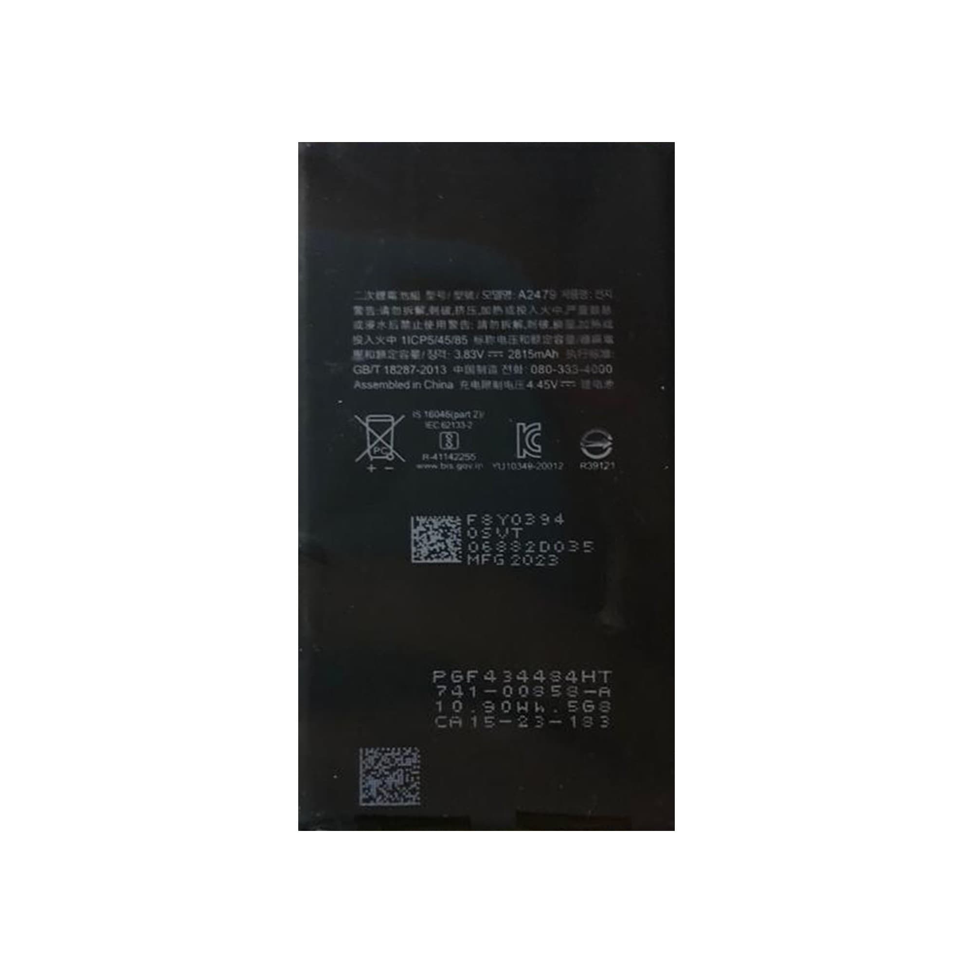 Batería Compatible Para Repuesto De Iphone 12 Pro Li-Ion 2815mah