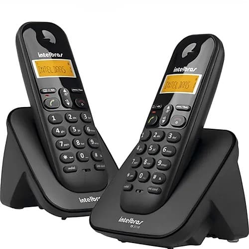 Telefonia Telefono Inalambrico Ts 3112 Combo Negro Intelbras